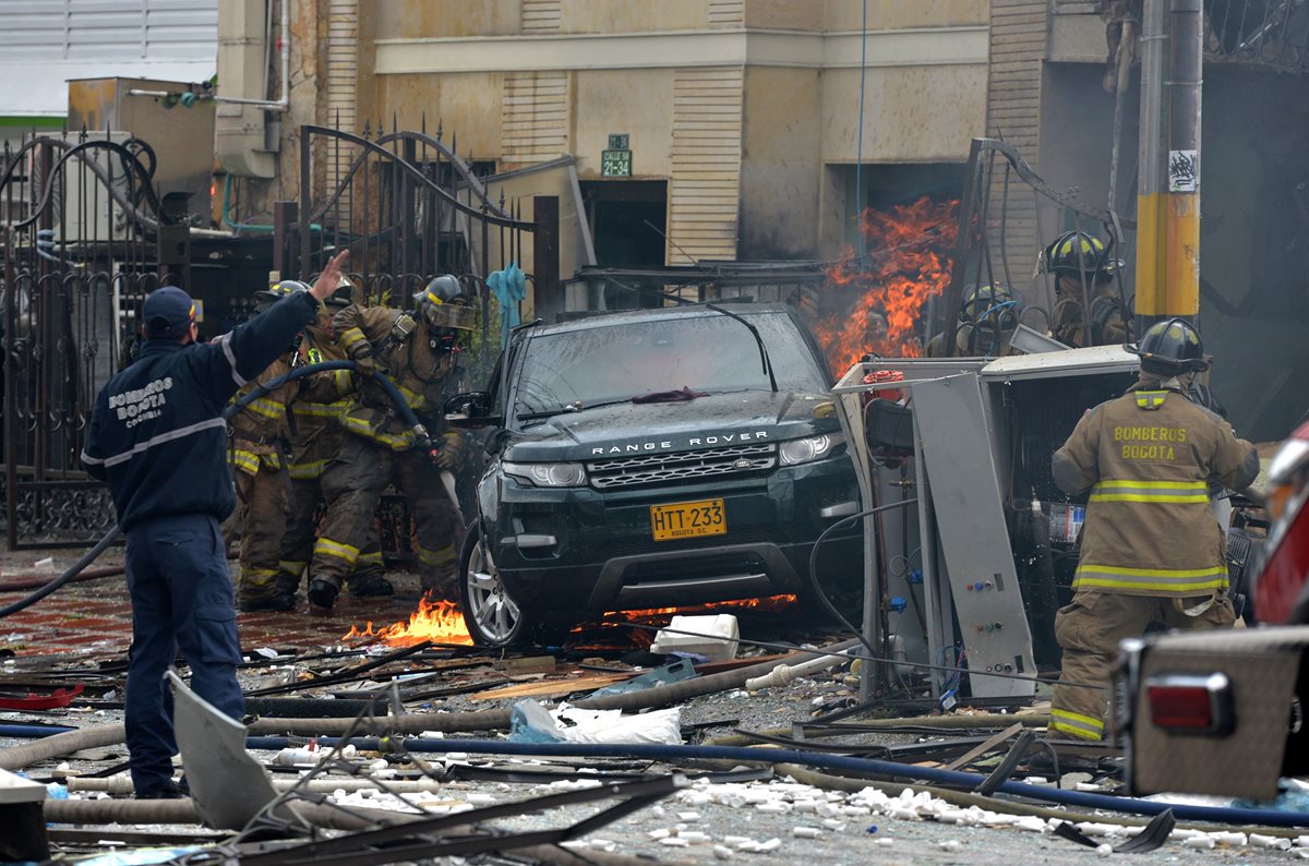 Por lo menos 18 personas resultaron heridas.(Foto Prensa Libre: AFP).