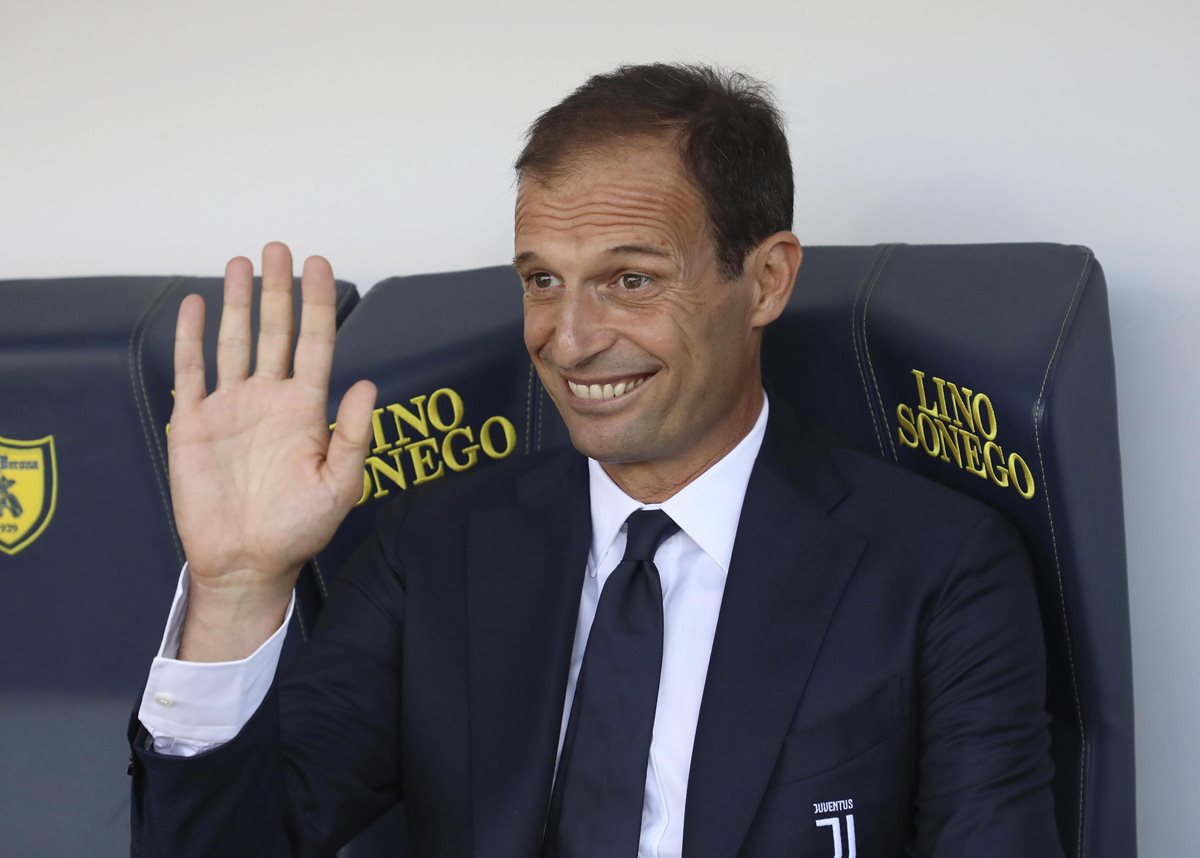 Massimiliano Allegri, entrenador de la Juventus FC. (Foto Prensa Libre: EFE)