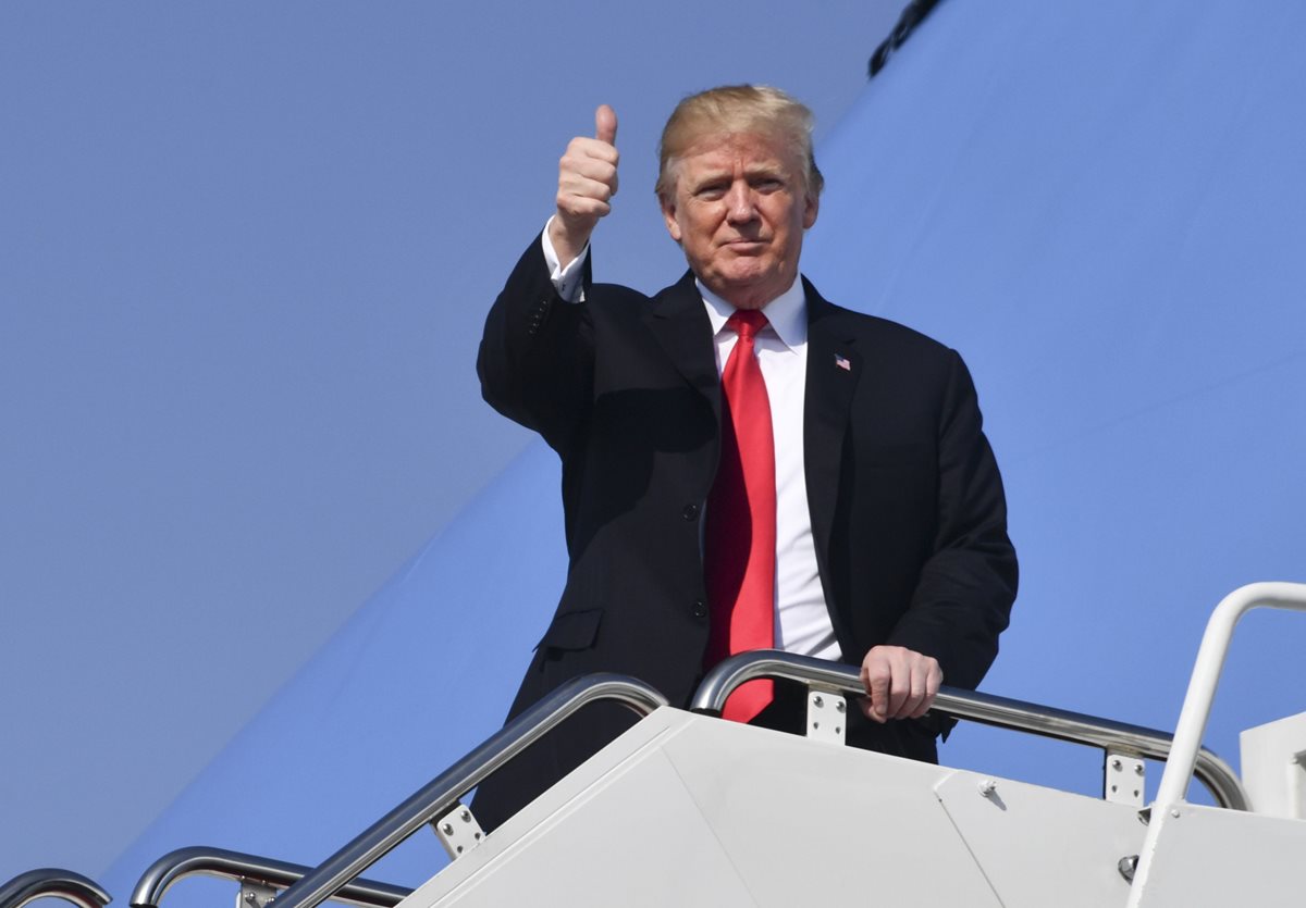 El presidente Donald Trump cumplirá un año en el gobierno en enero próximo. (Foto Prensa Libre: AFP)