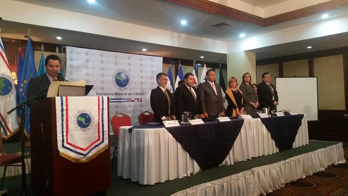 Rectores de universidades de Centroamérica se reunen en Guatemala. (Foto Prensa Libre: Vicepresidencia)