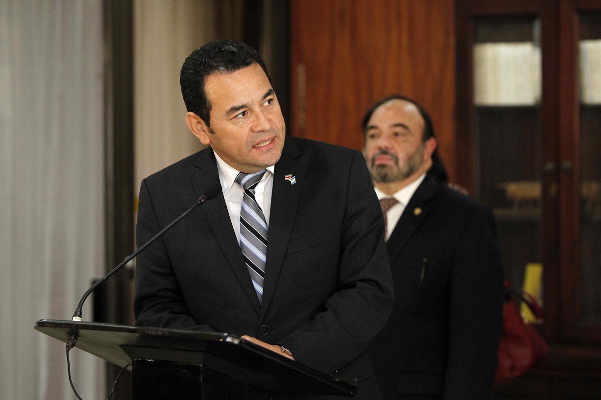 El presidente electo, Jimmy Morales, retoma su agenda nacional después de una gira por ocho países. (Foto Prensa Libre: Hemeroteca PL).