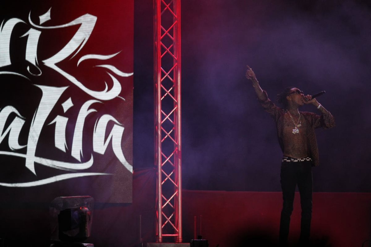 El rapero Wiz Khalifa prendió el ambiente en el Festival