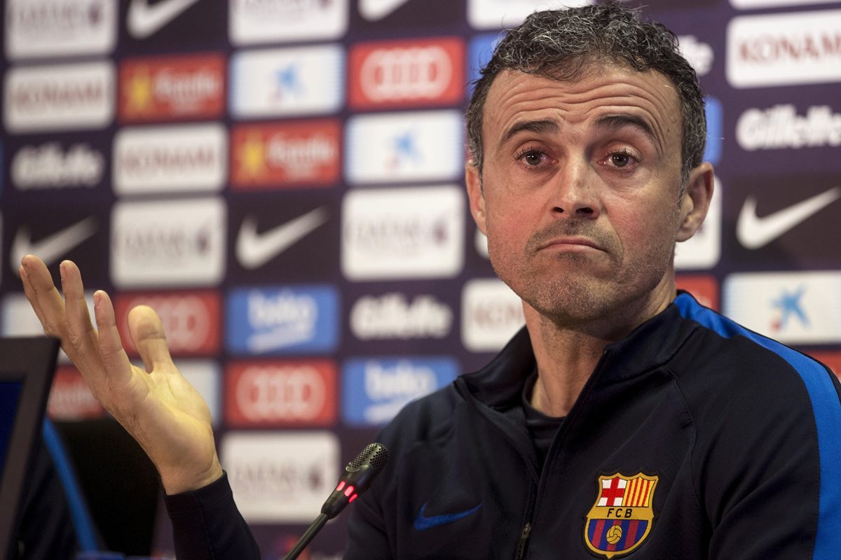 Luis Enrique siempre ha sido polémico con sus comentarios en ruedas de prensa. (Foto Prensa Libre: EFE)