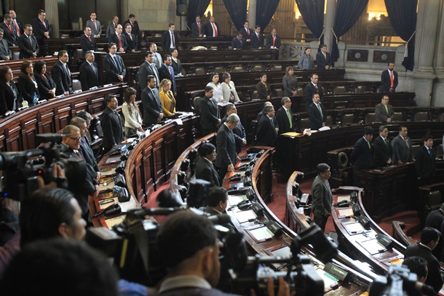 En la séptima legislatura, que culmina el 14 de enero de 2016, hubo 20 escaños representados por los pueblos indígenas. (Foto Prensa Libre: Hemeroteca PL)