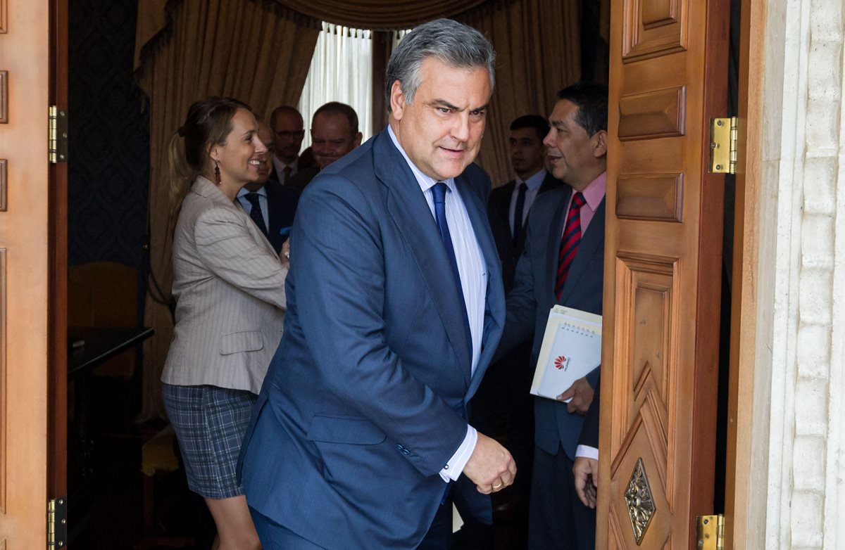 Venezuela declara persona no grata al embajador de España en Caracas. (Foto Prensa Libre: EFE)