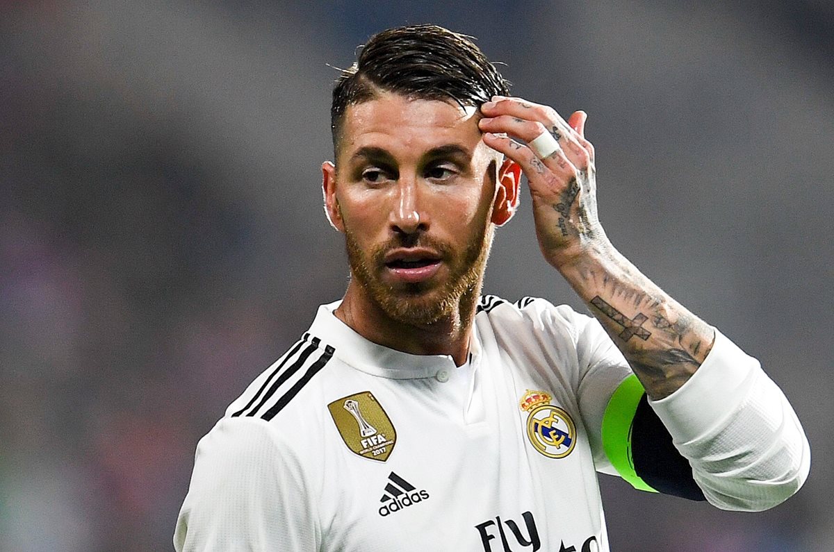 Sergio Ramos, capitán del Real Madrid, ha sido muy criticado por su juego brusco. (Foto Prensa Libre: EFE)