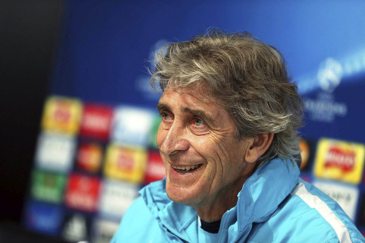 Pellegrini aseguró en conferencia de prensa que el Manchester City saldrá a buscar la victoria contra el PSG. (Foto Prensa Libre: EFE)