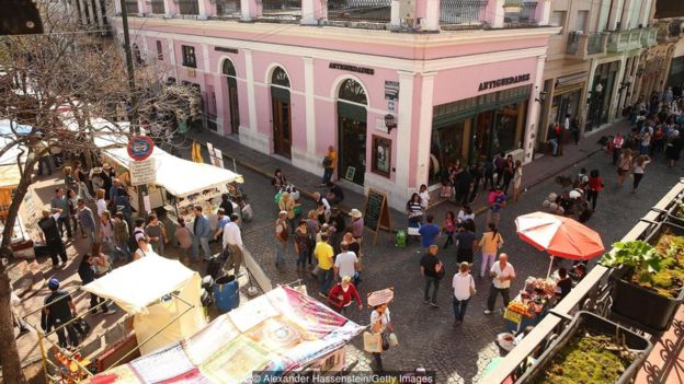 San Telmo es la parte más antigua de la traza original de Buenos Aires y concentra la mayor cantidad de túneles. GETTY IMAGES