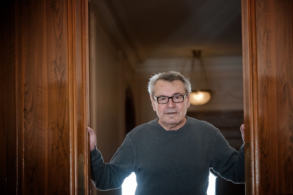 El director de cine Milos Forman murió a los 86 años tras una breve enfermedad. (Foto Prensa Libre: AFP)