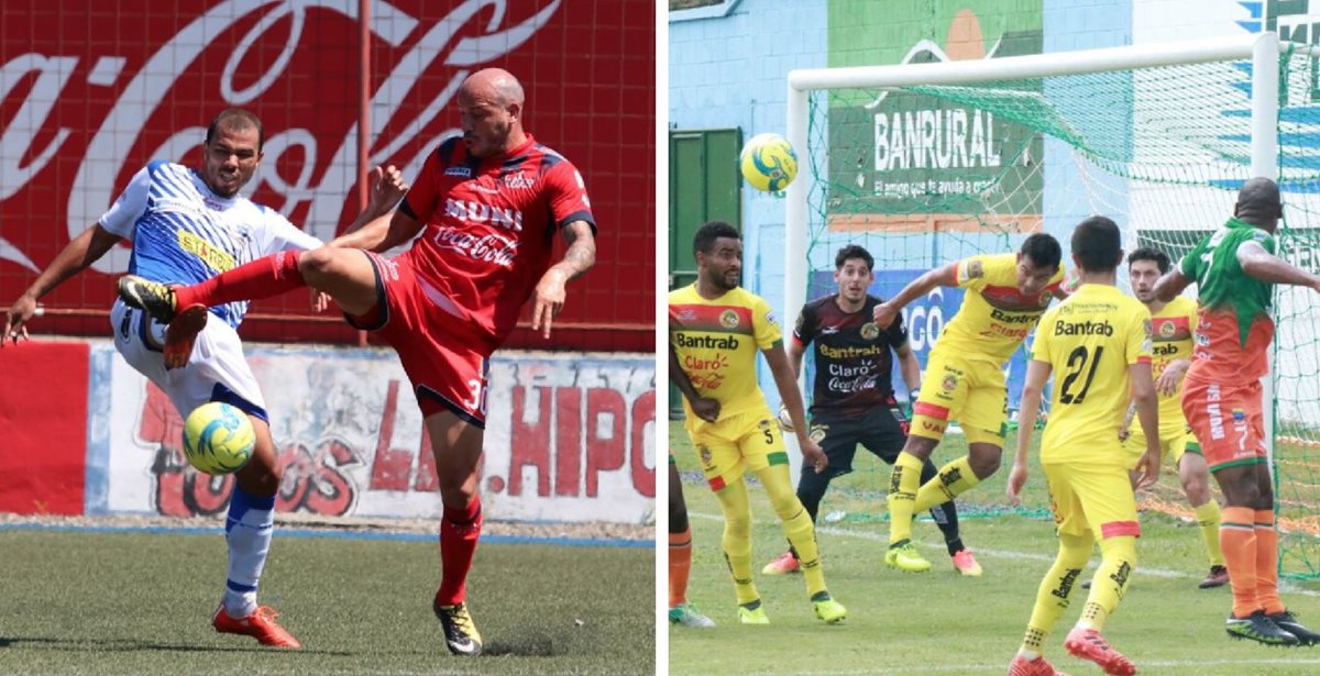 El calor del medio día en Siquinalá y Malacatán le dio la estocada final a venados y leones que cada vez se encuentran más cerca del descenso. (Foto Prensa Libre: Cristián Soto y Raúl Juárez)