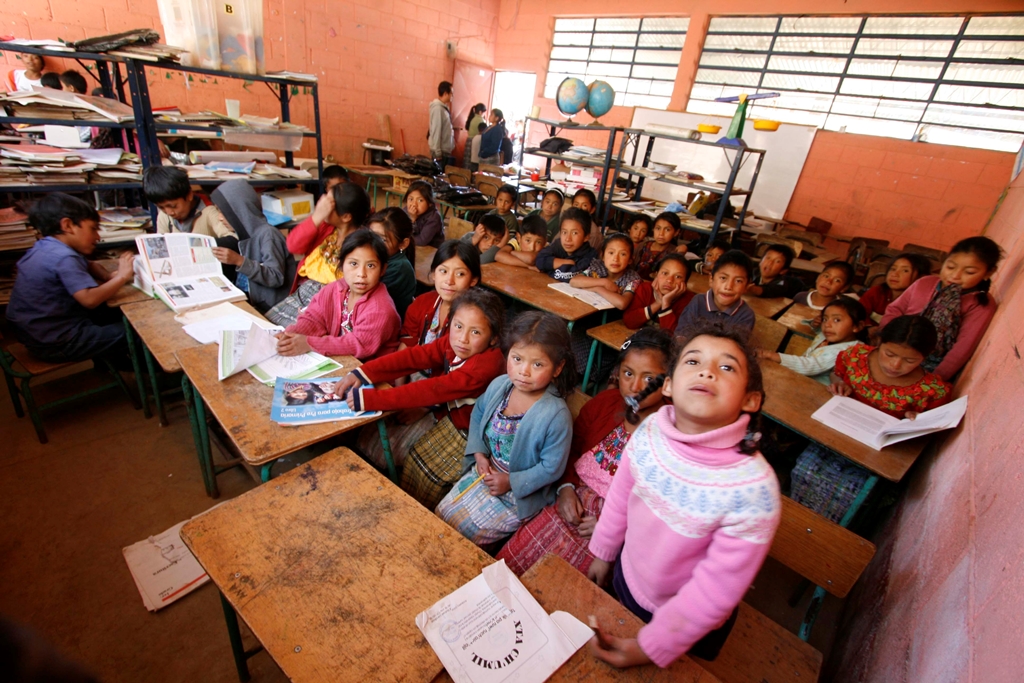 Mineduc impulsa un plan para apoyar la cobertura y la calidad de la educación preprimaria, ya que  tiene deficiencias. (Foto Prensa Libre: Hemeroteca PL)