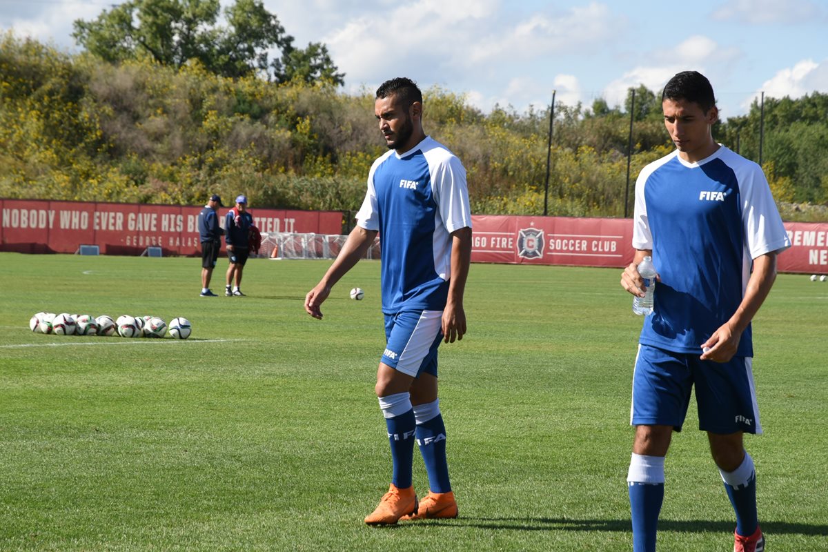 Edi Danilo Guerra espera anotar contra Ecuador, esta noche en el Toyota Park de Chicago. (Foto Prensa Libre: Wilfredo Girón)