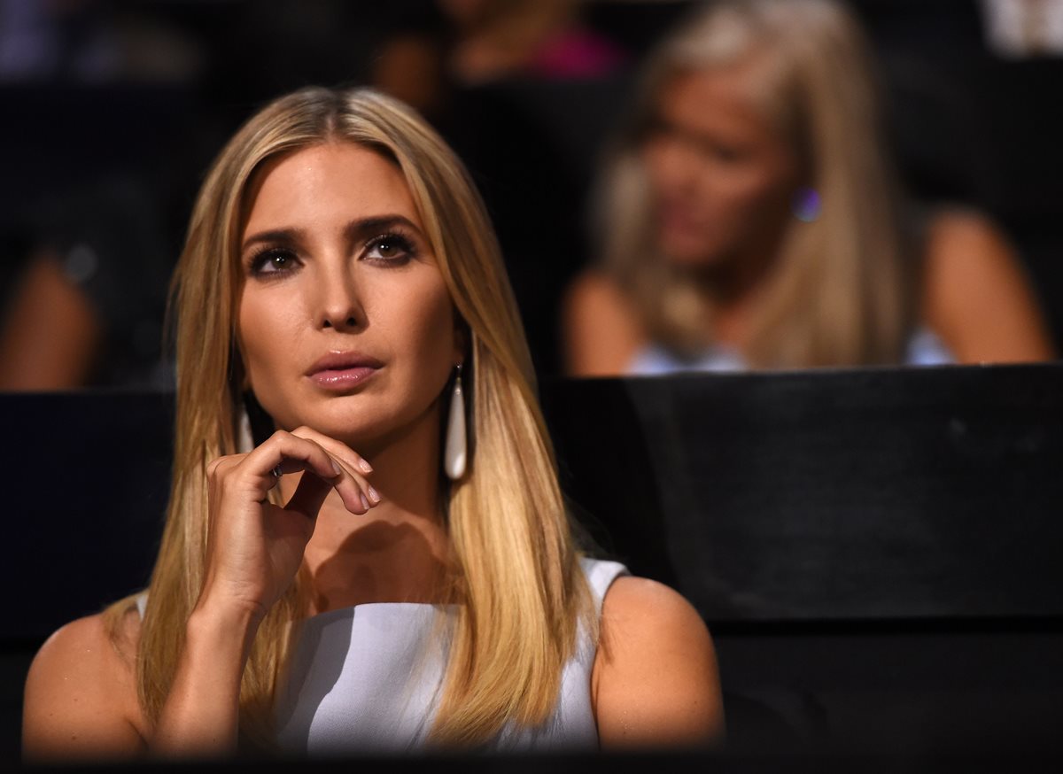 Ivanka, el arma secreta de su padre, Donald Trump. (Foto Prensa Libre: AFP).