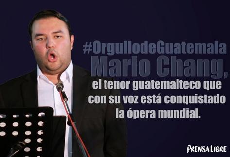 Tenor guatemalteco Mario Chang gana certamen de Operalia en Los Ángeles, EE. UU. (Foto Prensa Libre: Archivo)