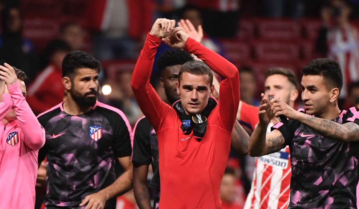 La clausura de rescisión de contrato de de Antoine Griezmann es de 100 millones de euros. (Foto Prensa Libre: AFP)