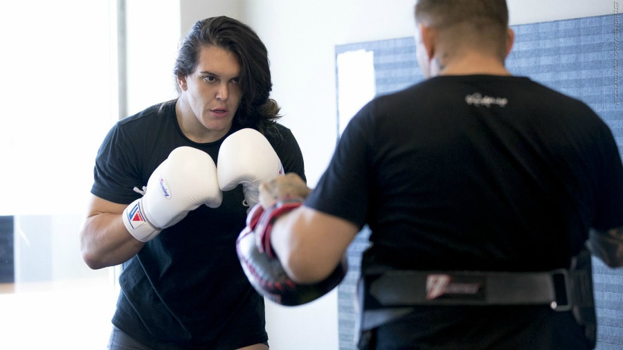 Gabi García participa en la categoría de 90kg de la MMA. (Foto Prensa Libre: tomada de MMA)