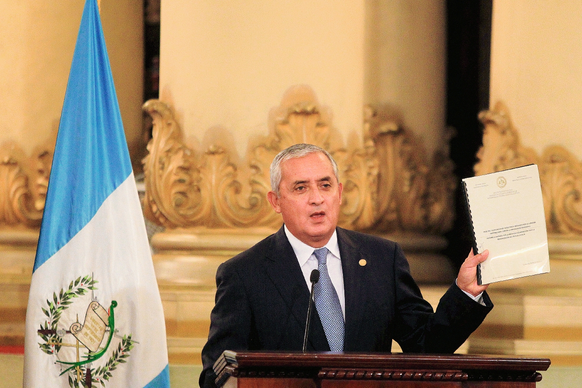 El secretario de Estado John Kerry, se mostró complacido por la decisión del presidente Otto Pérez Molina de renovar el mandato de la Cicig. (Foto Prensa Libre: E. Bercian)