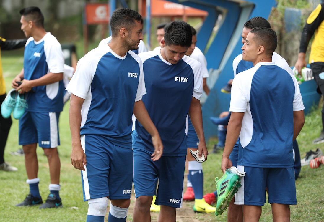 Danilo Guerra de Cobán Imperial y Marvin Ceballos de Comunicaciones se encuentran entre los convocados para el primer partido amistoso contra Cuba. (Foto Prensa Libre: Jorge Ovalle)