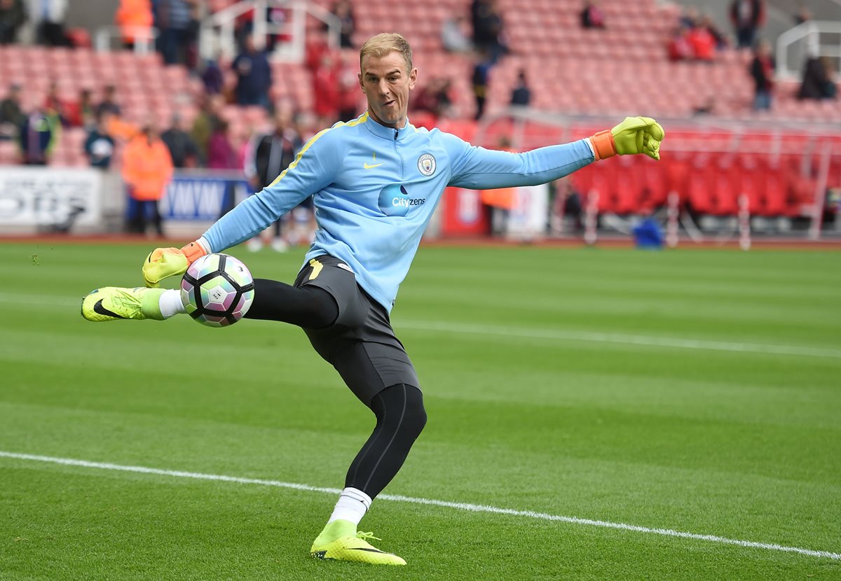 Joe Hart será convocado por el entrandor de Inglaterra para la clasificación a Rusia 2018. (Foto Prensa Libre: AFP)