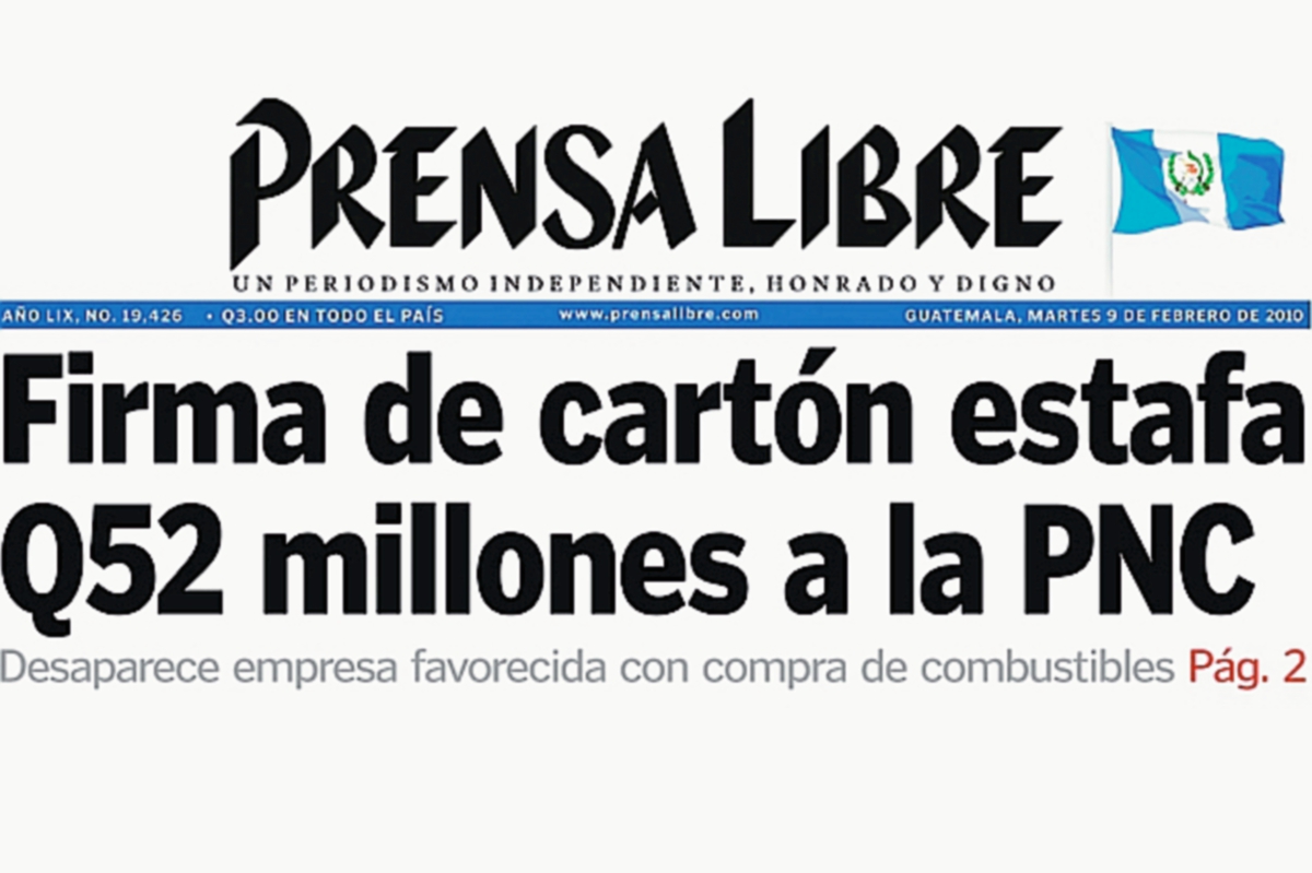 En 2010 sale a la luz la estafa a Gobernación por la empresa Maskana. (Foto: Hemeroteca PL)