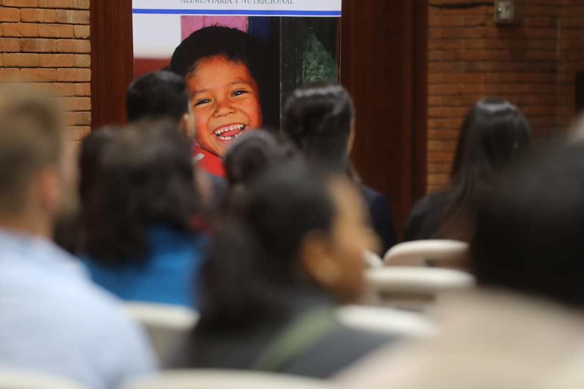 Una herramienta que permite identificar a los actores que luchan contra la desnutrición se presentó este jueves. (Foto Prensa Libre: Érick Ávila)