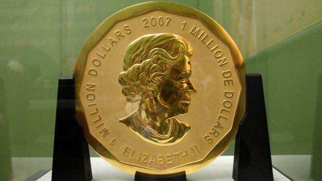 La pieza fue creada en 2007 por la Casa Real de la Moneda de Canadá. AFP