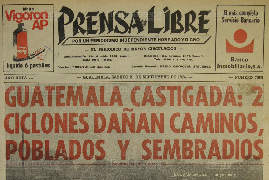 Portada del 21 de septiembre de 1974. (Foto: Hemeroteca PL)