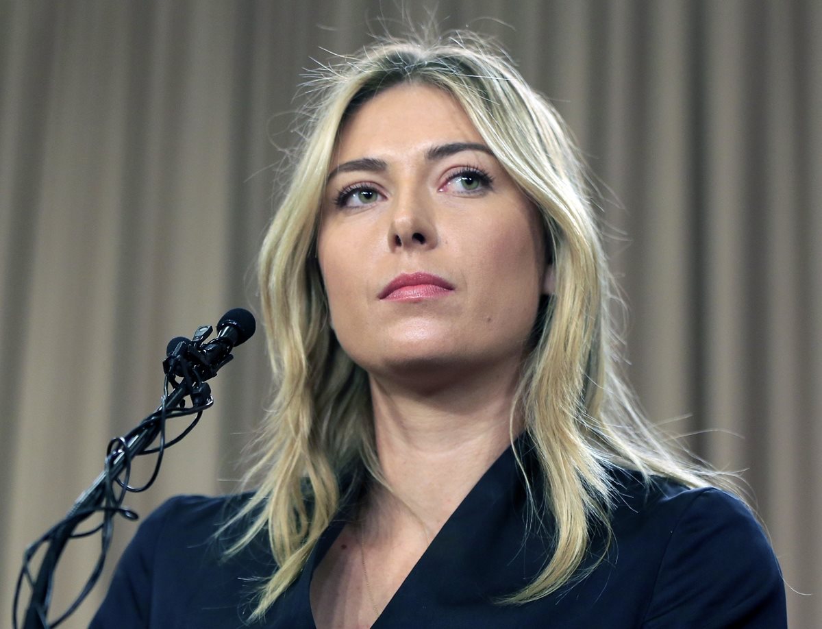 Maria Sharapova volverá a deslumbrar las canchas de tenis. (Foto Prensa Libre: AP)