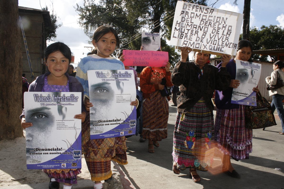 En Guatemala la violencia de género es de las más graves. (Foto Prensa Libre: Hemeroteca PL)