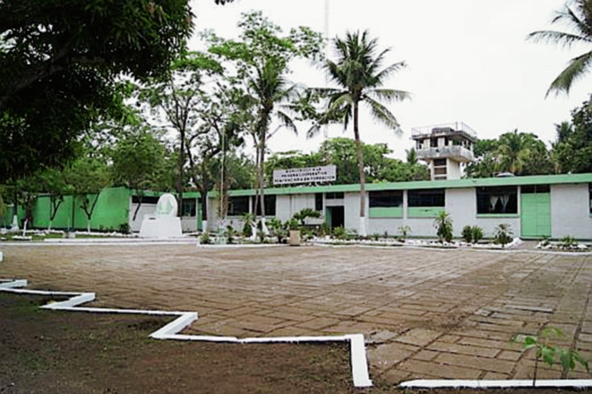 Instalaciones de la Granja Modelo de Rehabilitación Canadá, ubicada en Escuintla, en donde fue descubierto un túnel de escape. (Foto Prensa Libre: Sistema Penitenciario)