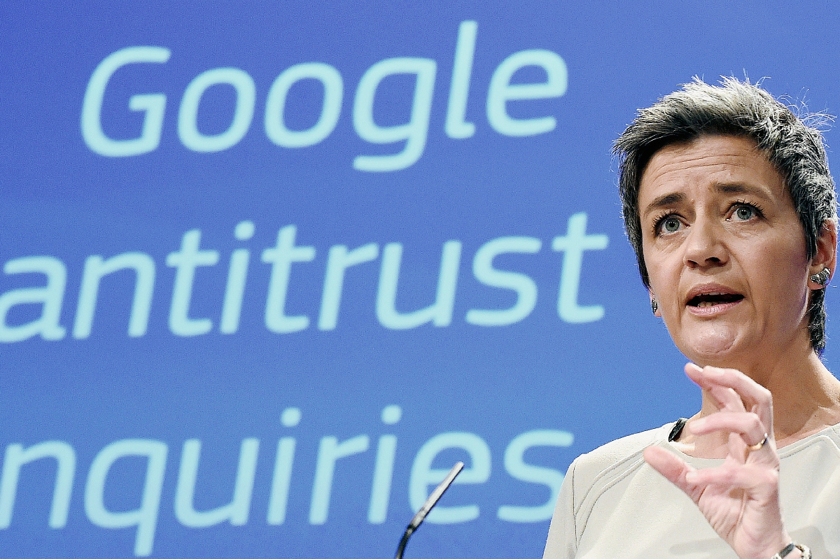 Comisaria europea de Competencia, Margrethe Vestager. (Foto Prensa Libre: AFP)