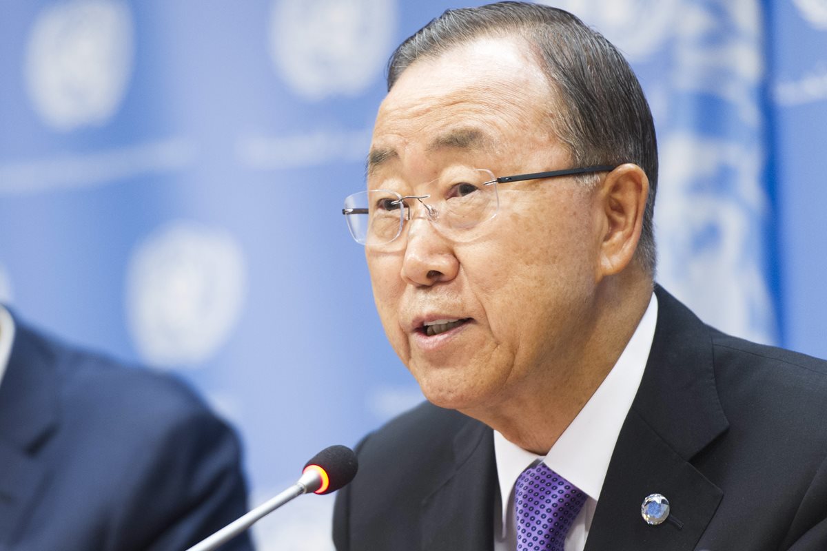 <em>El secretario general de la ONU, Ban Ki-moon. (Foto Prensa Libre: EFE).</em>