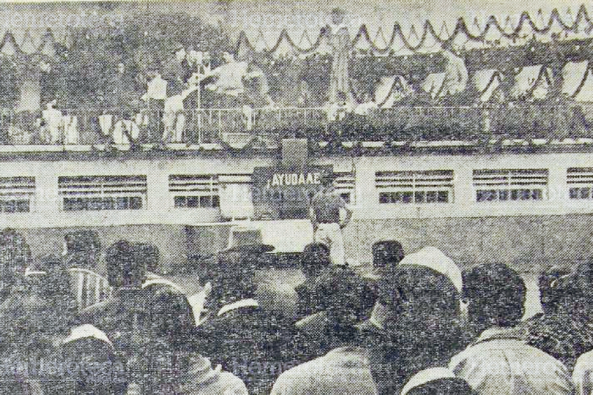 Maratón por La Limonada, el 28/12/1965, en la Concha Acústica. (Foto: Hemeroteca PL)