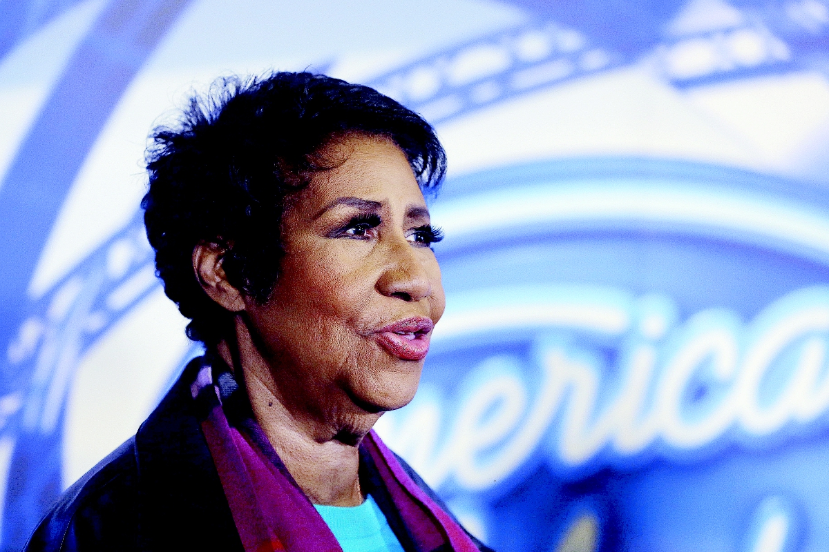 Aretha Franklin, de 73 años, es llamada la reina del soul (Foto Prensa Libre: AP).