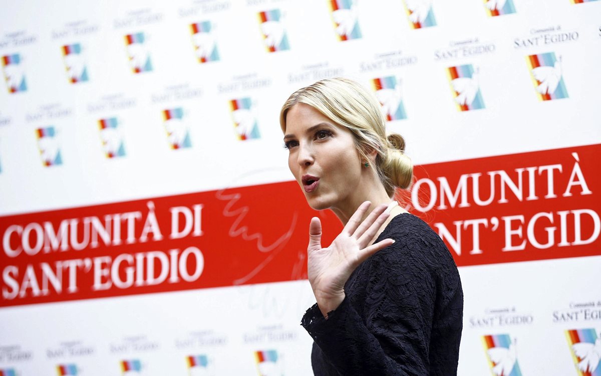 Desacierto de Ivanka Trump se hace viral. (Foto Prensa Libre: EFE)