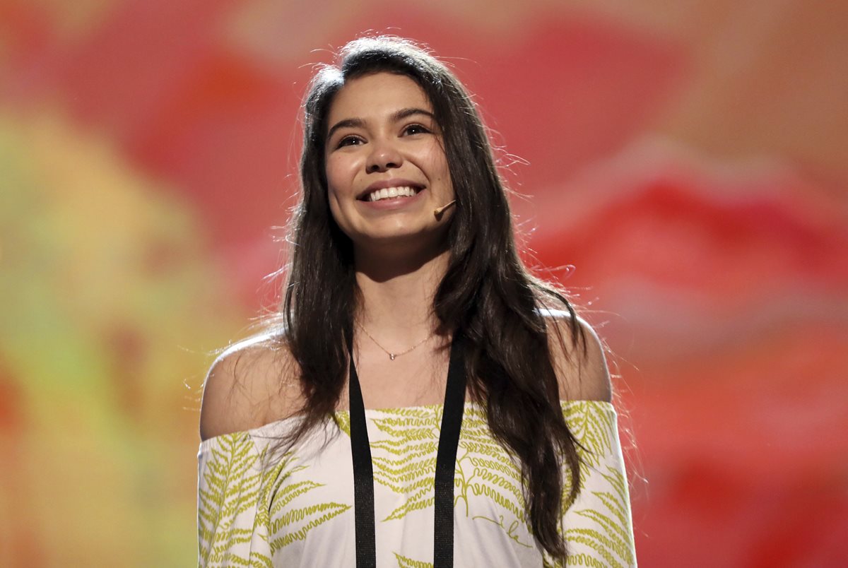 Auli'i Cravalho da la voz a Moana.