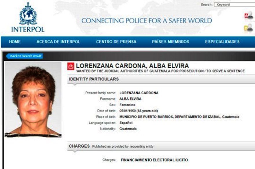 Alba Elvira Lorenzana Cardona, esposa del empresario mexicano Ángel González, tenía  orden de captura internacional por financiamiento electoral ilícito. (Foto Prensa Libre: Hemeroteca PL)