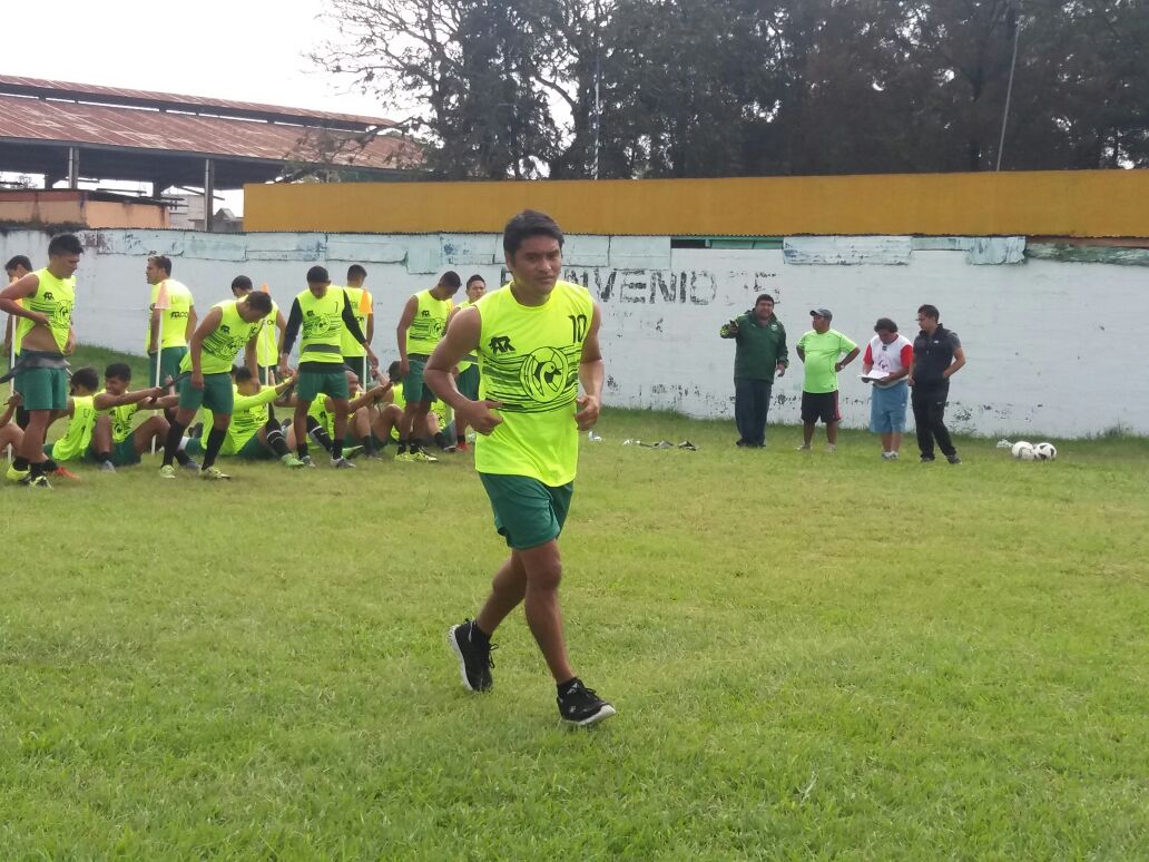 Fredy García se ejercitó hoy con Chimaltenango en el inicio de su pretemporada. (Foto Prensa Libre: Victor Chamalé)