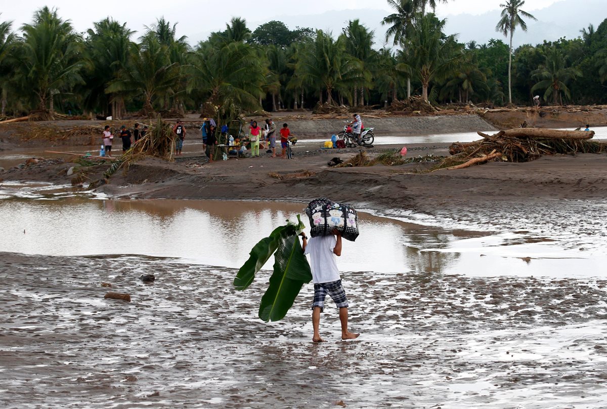 La tormenta desapareció por completo a la comunidad de Dalma, que se ubicaba en una zona montañosa. (Foto Prensa Libre: EFE)