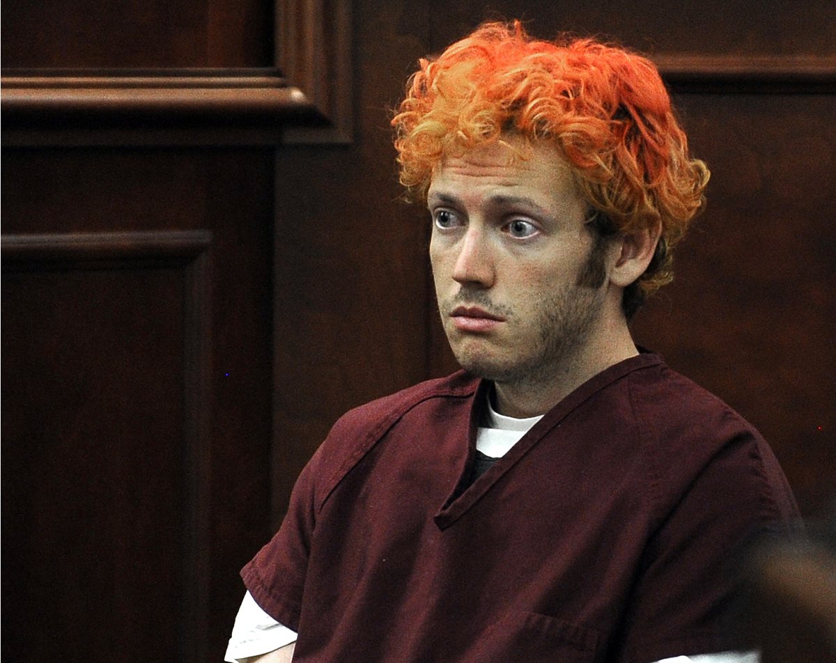 James Holmes, acude a una cita en un tribunal. (Foto Prensa Libre: AFP)