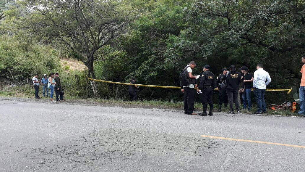 Hallan restos, posiblemente de un joven desaparecido, en Esquipulas, Chiquimula. (Foto Prensa Libre: Mario Morales)