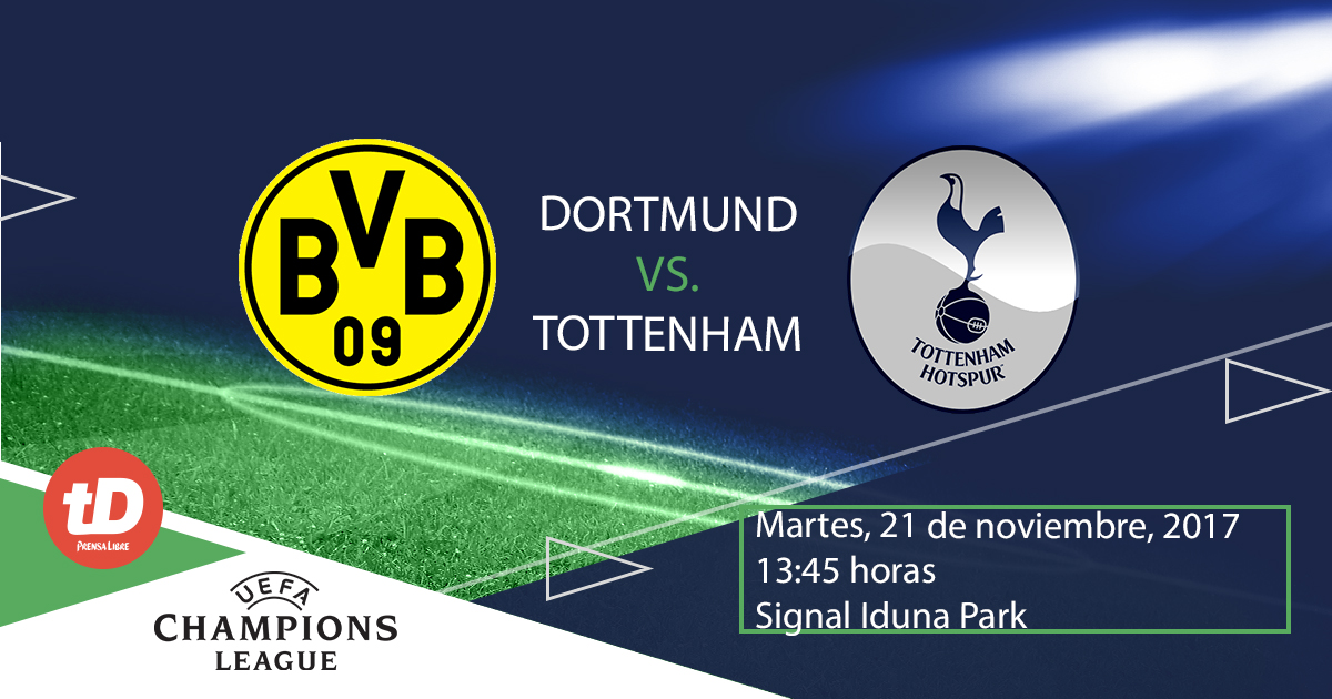 El equipo alemán recibe a los "spurs" en el Signal Iduna Park, un estadio que seguro estará a reventar. (Foto Prensa Libre: TodoDeportes)