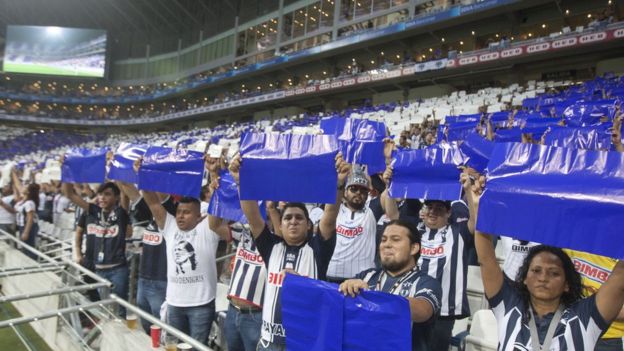 El estadio BBVA Bancomer de Monterrey es el más nuevo en México y podría ser uno de los elegidos si México coorganiza el Mundial de 2026. (GETTY IMAGES)