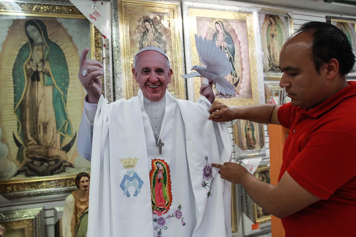 México está en cuenta regresiva para la visita del papa Francisco. (Foto Prensa Libre: EFE).