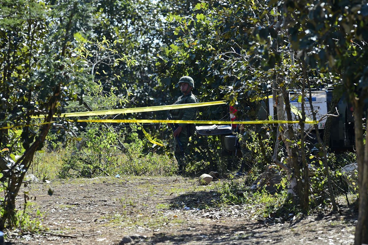 Los carteles del narcotráfico atemorizan zonas fronterizas de México. (Foto Prensa Libre: AFP)