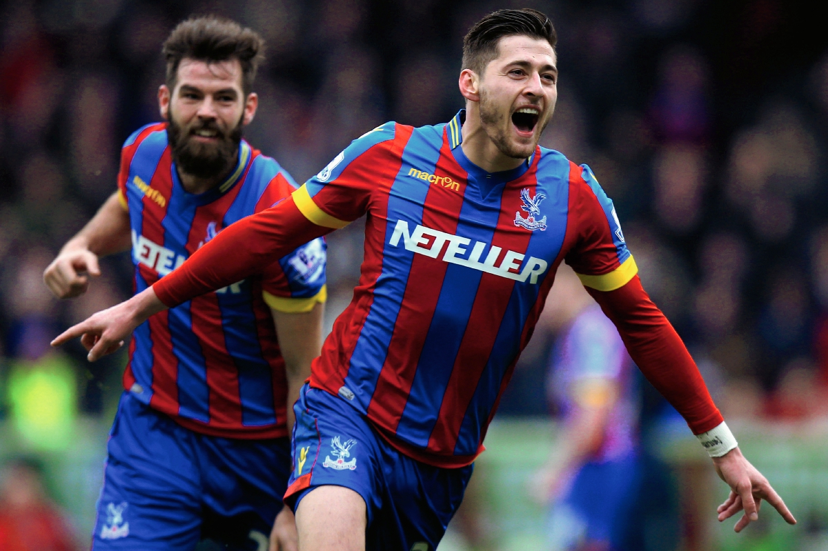 Joel Ward celebra su anotación este sábado ante el QPR. (Foto Prensa Libre:AP)