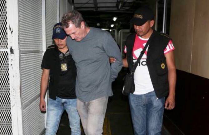 Wallace James Kirgin fue detenido en la 4a. avenida y 10a. calle de la zona 1 capitalina. (Foto Prensa Libre)