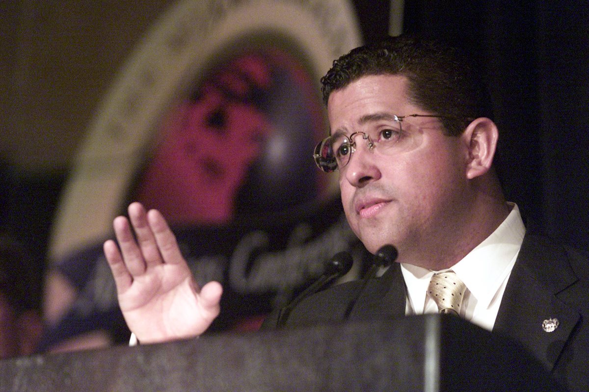 Francisco Flores, expresidente de El Salvador. (Foto Prensa Libre: AP).