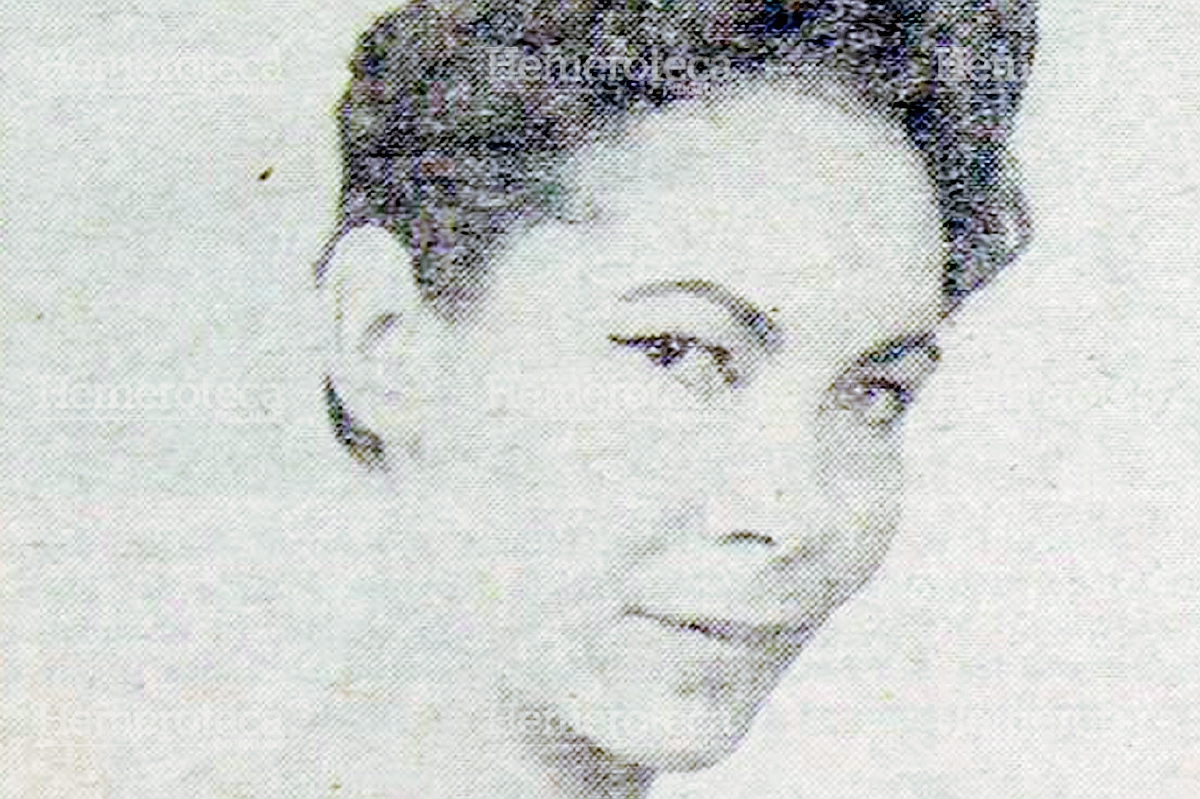 Actriz guatemalteca María Teresa Martínez en sus años de juventud. Foto: Hemeroteca PL