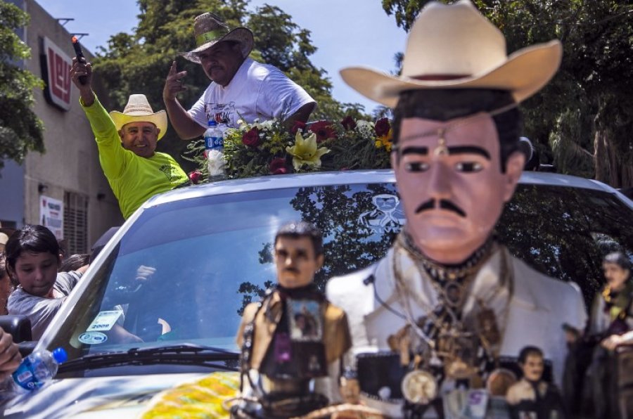 Jesús Malverde es el "santo" de los narcos. (Foto: AFP)